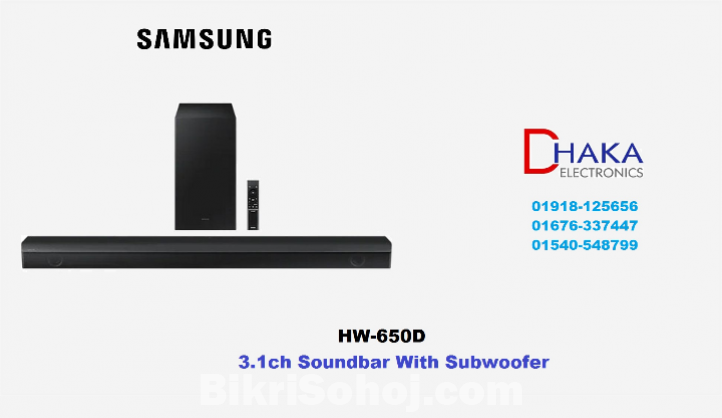 SAMSUNG Soundbar 3.1 HW-B650D Dolby Digital